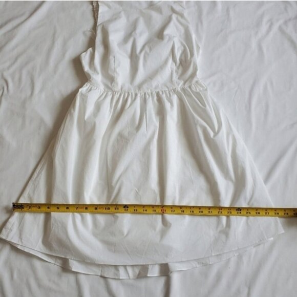 NWT VICI White Open Back Smocked Fit & Flare Mini Dress L - Picture 6 of 10